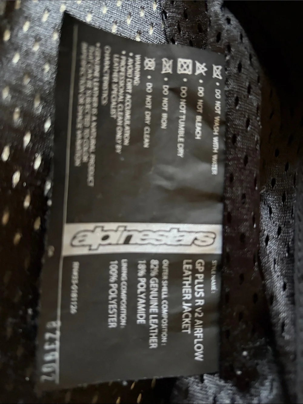 2022 Alpinestars GP Plus R V2 Jacket - Picture 6 of 6